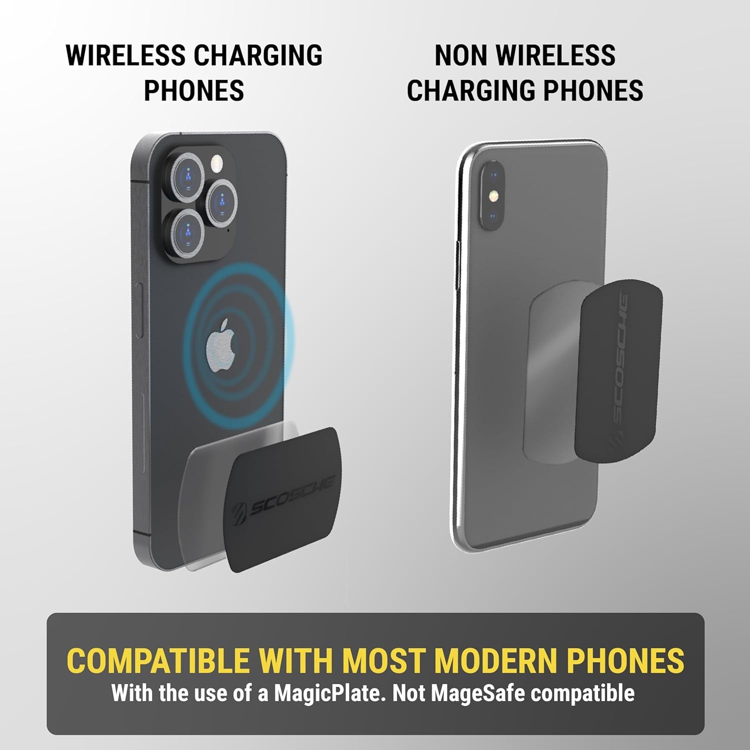 MAGTHD2 Magicmount XL Magnetic Suction Cup Phone Mount for Car, Black